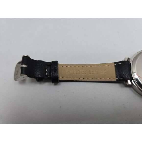 Disney Accutime Lilo Stitch Tropical Floral Black Analog Adult Watch New Battery main image 10